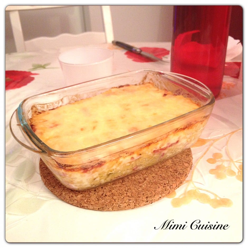 Gratin De Pâte Et Fromage Raclette