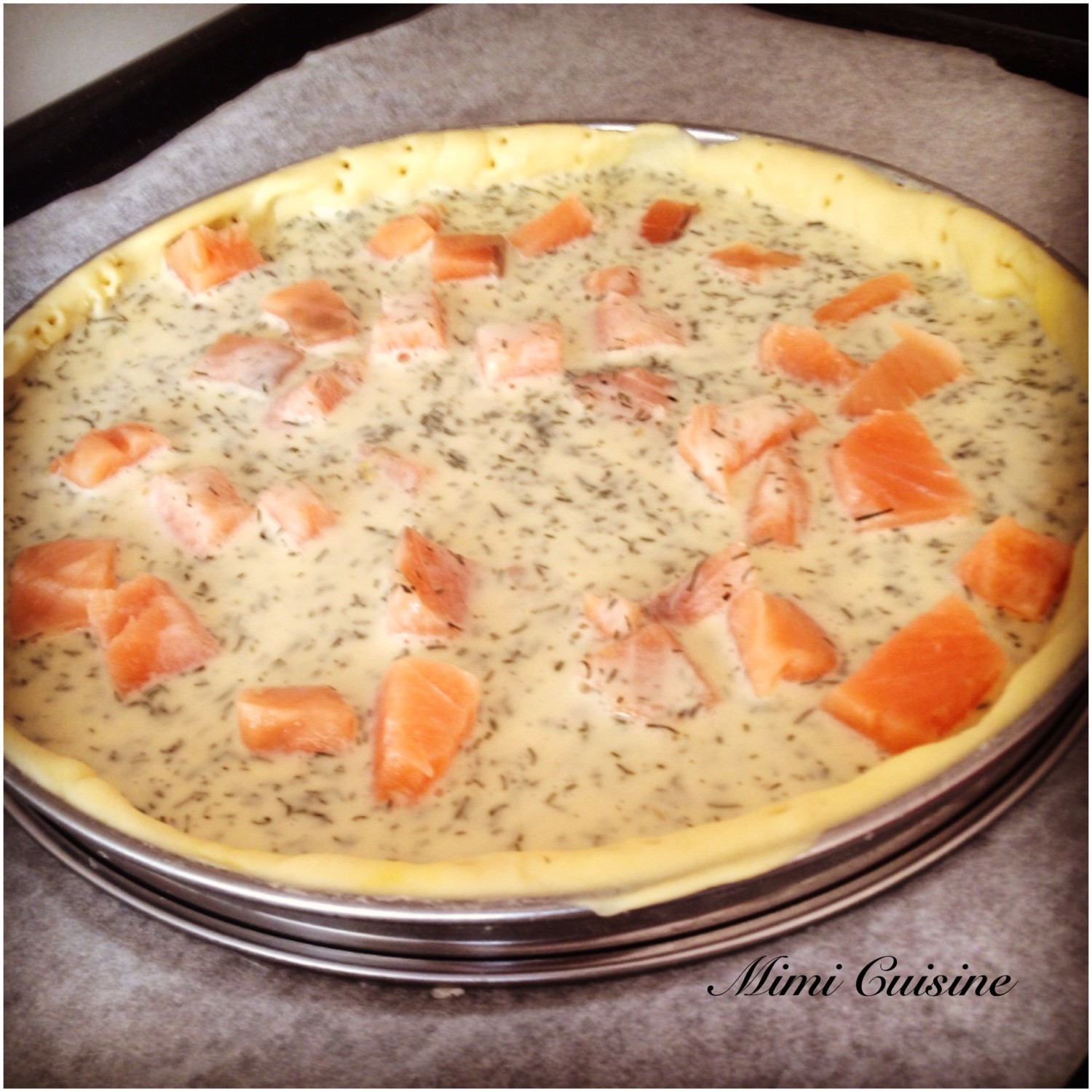 Tarte Saumon Frais Et Aneth Mimi Cuisine Blog Culinaire