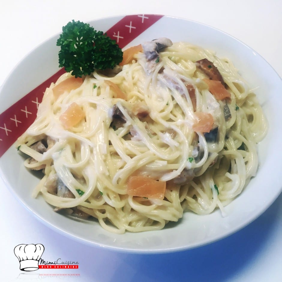 Spaghetti Hareng Et Saumon Recette Cookeo Mimi Cuisine