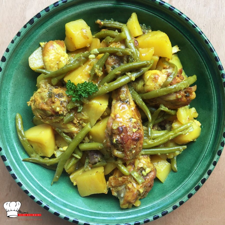 Tajine de Poulet Haricots verts Recette Cookeo Mimi Cuisine