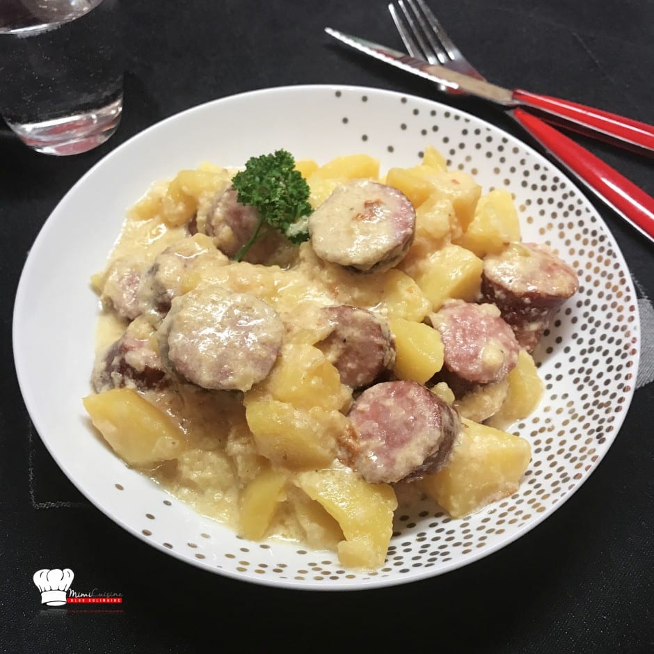 Saucisses Pomme De Terre Tartiflette Recette Cookeo Mimi Cuisine