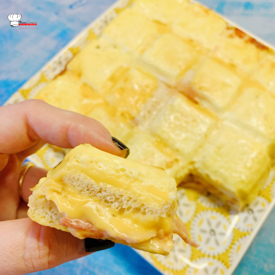 Croque Cake Jambon Cheddar Moule Tablette Demarle – Mimi Cuisine