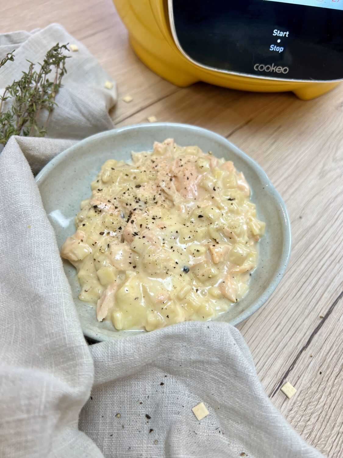 Croziflette au saumon au Cookeo