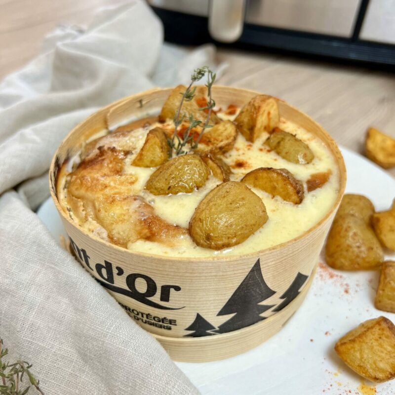 Mont D’or au AirFryer et ses pommes de terre grenailles