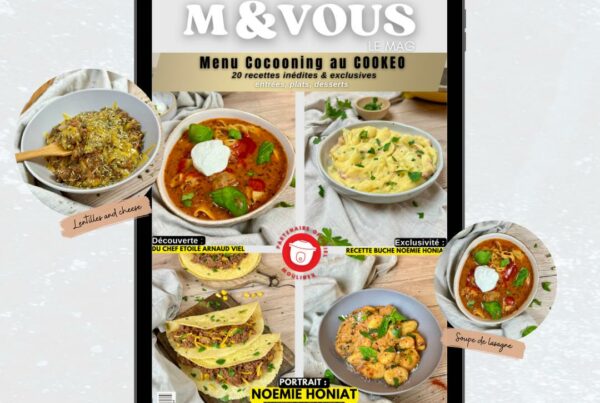 m&vous le mag menu cocooning au Cookeo